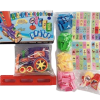 domino rally electric train set for kids